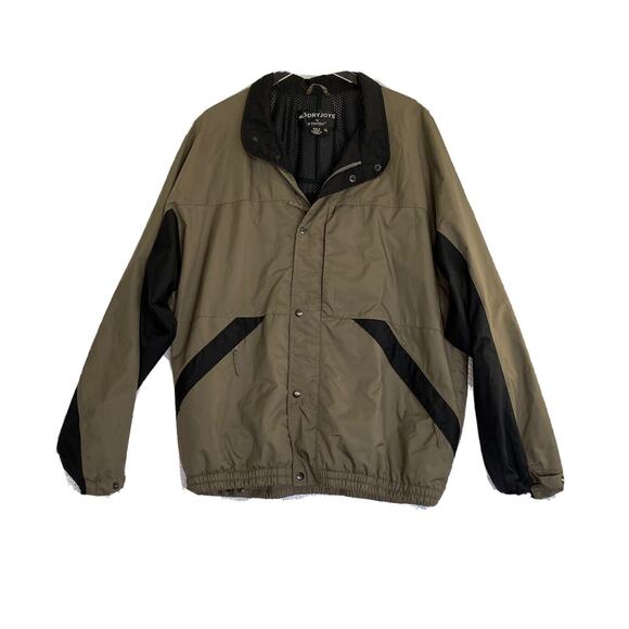 FootJoy Other - FootJoy Mens Sz XXL Jacket Olive Brown and Black Vented Back Full Zip